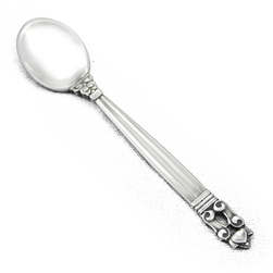 Acorn by Georg Jensen, Sterling Master Salt Spoon