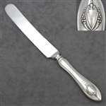 Mount Vernon by Lunt, Sterling Dinner Knife, Blunt Plated, Monogram W