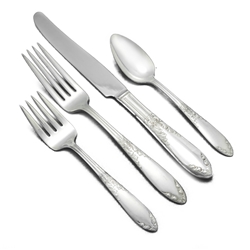 King Edward by National, Silverplate 4-PC Setting, Dinner, French