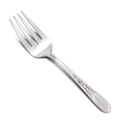 Priscilla by Wm. Rogers Mfg. Co., Silverplate Cold Meat Fork