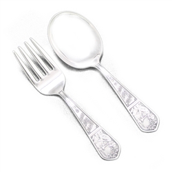 Baby Spoon & Fork by Rogers, Sterling, Little Boy Blue