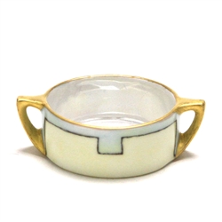 Salt Dip, Porcelain, Deco Design, Lusterware