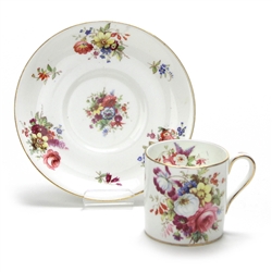 Minuet by Hammersley, China Demitasse Cup & Saucer, Flowers