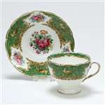 Montrose by Foley, China Cup & Saucer, Green