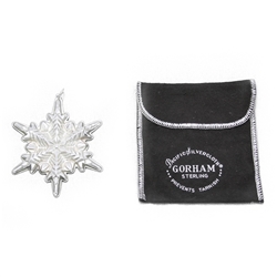 1972 Snowflake Sterling Ornament by Gorham