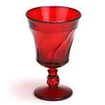 Jamestown, Ruby by Fostoria, Glass Water Goblet