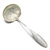 Soup Ladle, Coin, Bright-cut, Monogram E. M. W.