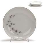 Platinum Star Burst by Creative, China Coupe Soup Bowl