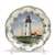 Collector Plate by Eagle China, Porcelain, U.S. Lighthouse Tower, Newport, ORE