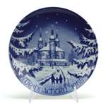 Christmas Plate by Bareuther, Porcelain Decorators Plate, Kapplekirch