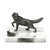 Figurine, Pewter, Artic Fox & Nest of Eggs