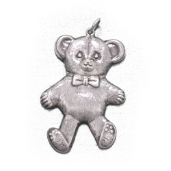 Pendant, Sterling, Teddy Bear