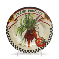 Farmers Market by Sakura, Stoneware Salad Plate, Fresh Produce