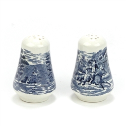 Liberty Blue by Staffordshire, China Salt & Pepper