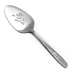 Sweet Briar by Oneida, Stainless Pie Server, Flat Handle