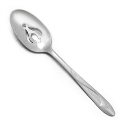 Americana Star by International, Stainless Tablespoon, Pierced (Serving Spoon)