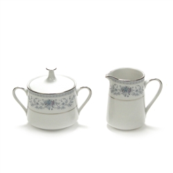 Blue Hill by Noritake, China Cream Pitcher & Sugar Bowl