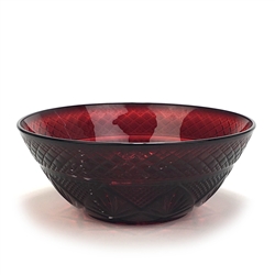 Antique Ruby by Cristal D'Arques, Glass Salad Bowl