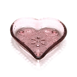 Sandwich Plum Amethyst by Tiara, Glass Ashtray, Heart