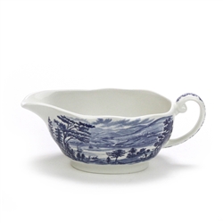 Liberty Blue by Staffordshire, China Gravy Boat