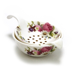 Tea Strainer, China, Floral