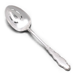 English Provincial by Reed & Barton, Sterling Tablespoon, Pierced (Serving Spoon)