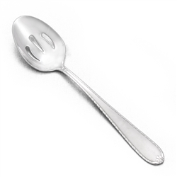 Rachelle Frost by Hampton Silversmiths, Stainless Tablespoon, Pierced (Serving Spoon)