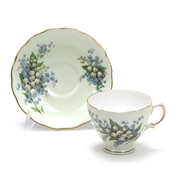 Cup & Saucer by Colclough, China, Lily of the Valley