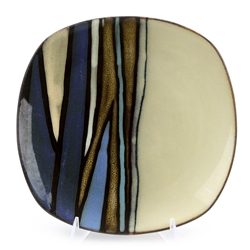 Althea Teal by Gibson, Stoneware Salad Plate
