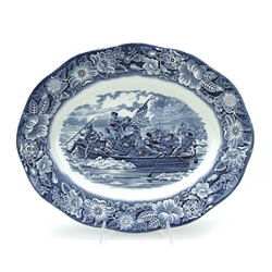 Liberty Blue by Staffordshire, China Serving Platter, Oval