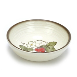 California Strawberry by Poppytrail, Metlox, Stoneware Fruit Bowl