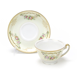 Floral Swag Design by Meito, China Cup & Saucer