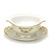 Floral Swag Design by Meito, China Gravy Boat, Attached Tray