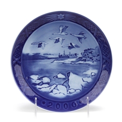 Christmas Plate by Royal Copenhagen, Porcelain Decorators Plate, Kronborg Castle