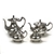 Ascot by Community, Silverplate 4-PC Tea & Coffee Service, Chased