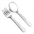 Oceanic by Oneida, Stainless Baby Spoon & Fork