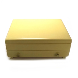 Silverware Box by Community, Wood, Blonde, Double Drawer