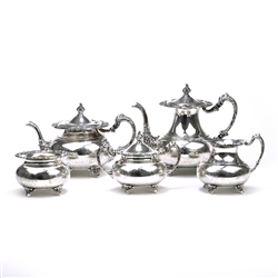 Ascot by Community, Silverplate 5-PC Tea & Coffee Service