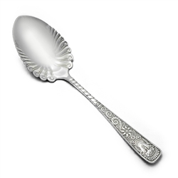 Assyrian Head by 1847 Rogers, Silverplate Berry Spoon, Monogram B