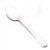 Individual Salt Spoon by GAB, Sterling, Threaded Edge