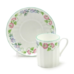 English Garden by Royal Worcester, China Demitasse Cup & Saucer