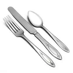 Adam by Community, Silverplate Youth Fork, Knife & Spoon