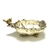 Nut Bowl, Figural by Pairpoint, Silverplate, Squirrel sitting on leaves.