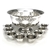 Castle Court by Oneida, Silverplate Punch Bowl, Ladle & 12 Cups