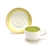 Cup & Saucer by Franciscan, Stoneware, Orange, Green & Tan Bands