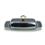 Butter Dish by Kromex, Chrome, Gold Tone Handle