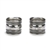 Napkin Rings, Pair, Sterling, Bright-Cut