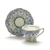 Cup & Saucer by Rosina/Queens, China, Blue Flowers