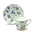 Cup & Saucer by Royal Albert, China, Blue Pansy