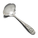 Baltimore Rose by Schofield, Sterling Gravy Ladle, Decorated Back, Monogram B